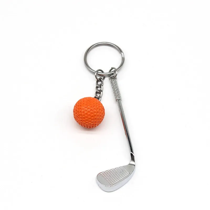 1pc Mini Golf Club Ball Keychain  Ideal Golf Gift