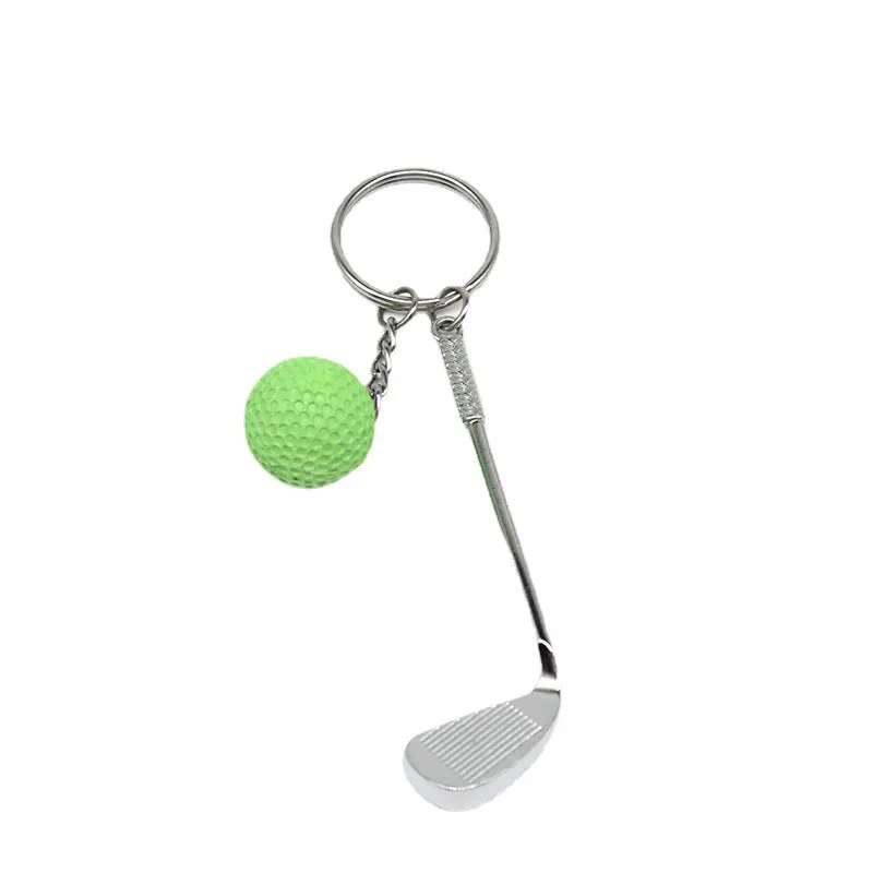 1pc Mini Golf Club Ball Keychain  Ideal Golf Gift