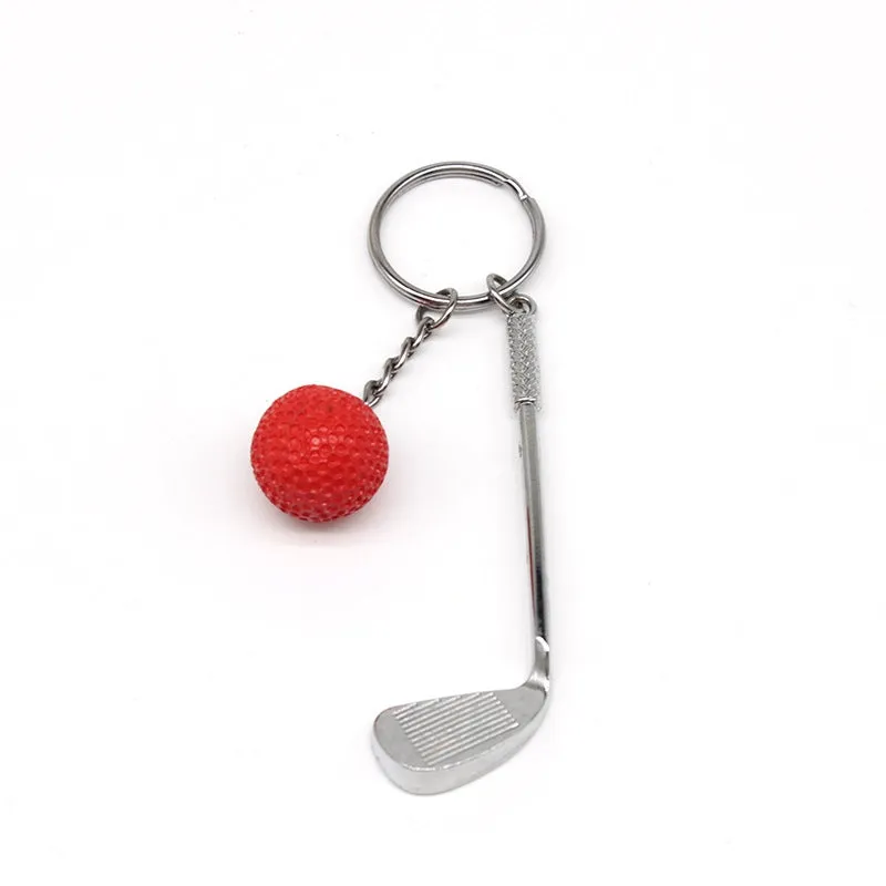 1pc Mini Golf Club Ball Keychain  Ideal Golf Gift