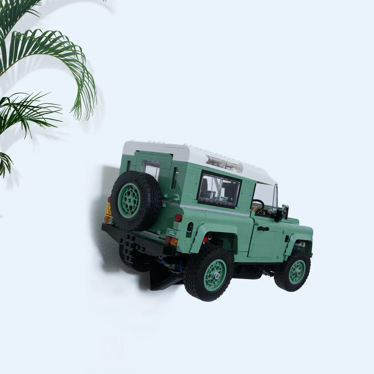 3D Printed Wall Mount for LEGO ICONS CLASSIC LAND ROVER 10317