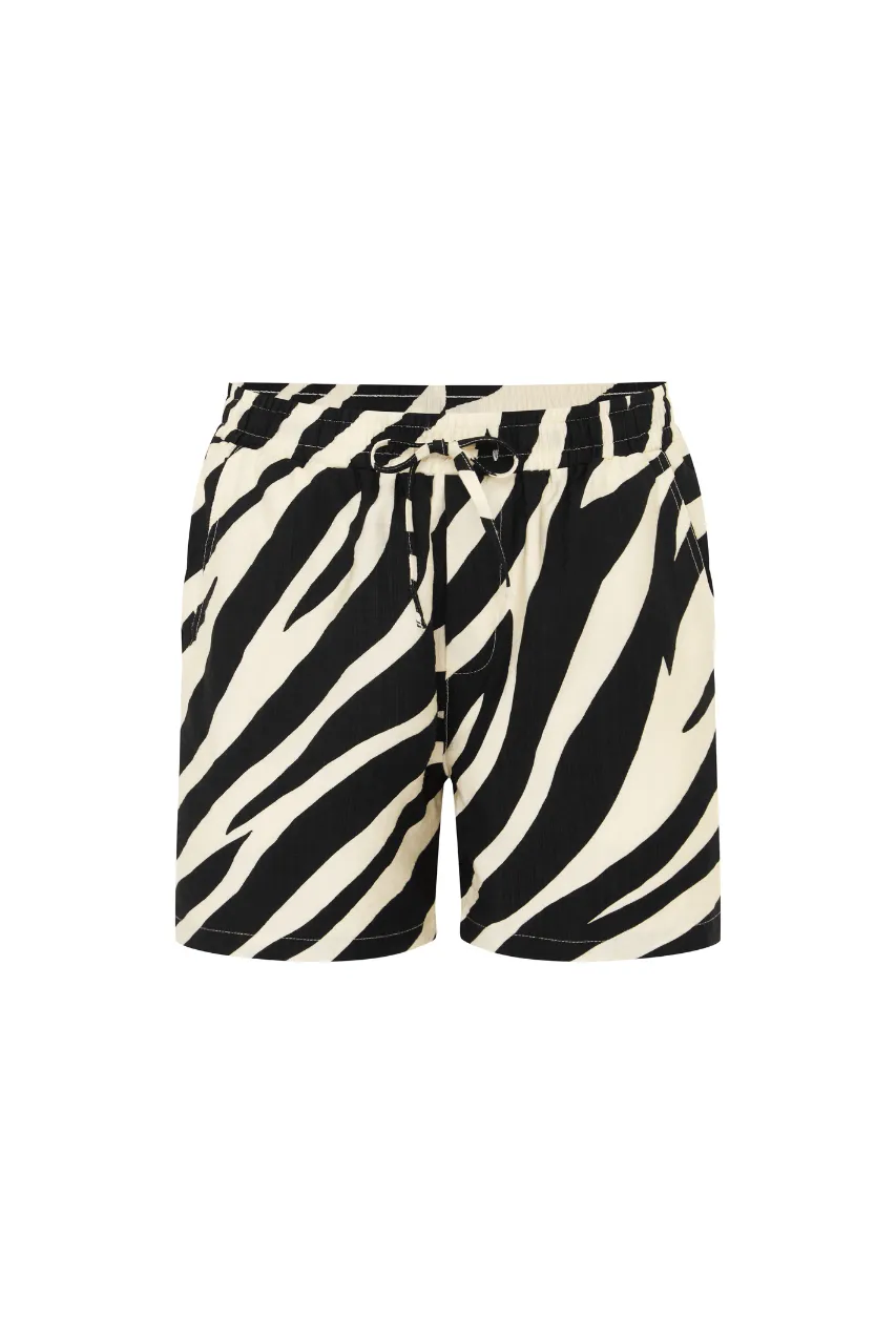 ABE SHORT - BLACK ZEBRA