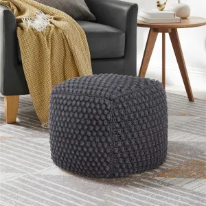 Alaysia Hand Knitted Pouf