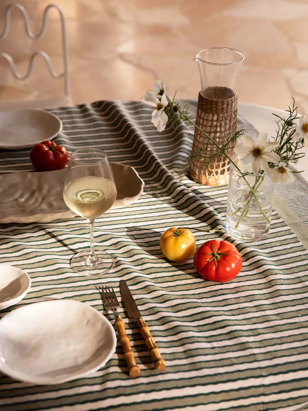 Algarve Table Cloth | Aloe