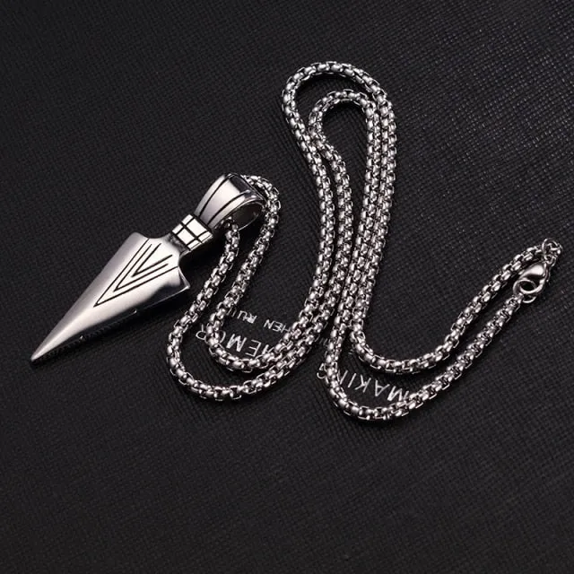 Antonios Vintage Stainless Steel Necklace Men