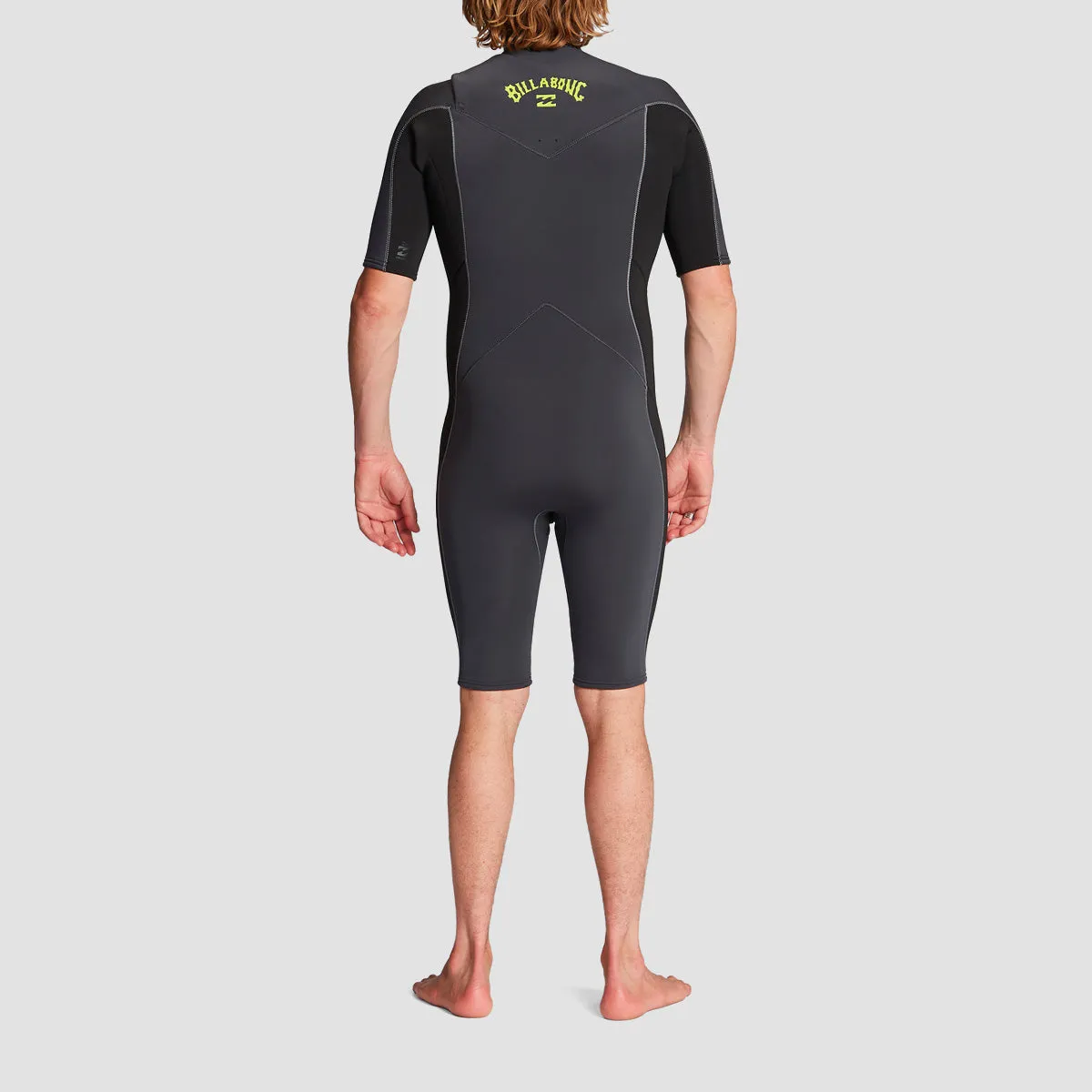 Billabong Absolute 2/2mm Chest Zip Shorty Wetsuit Black