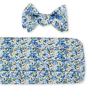 Blue Emma & Georgina Liberty London Cummerbund Set - CB4451