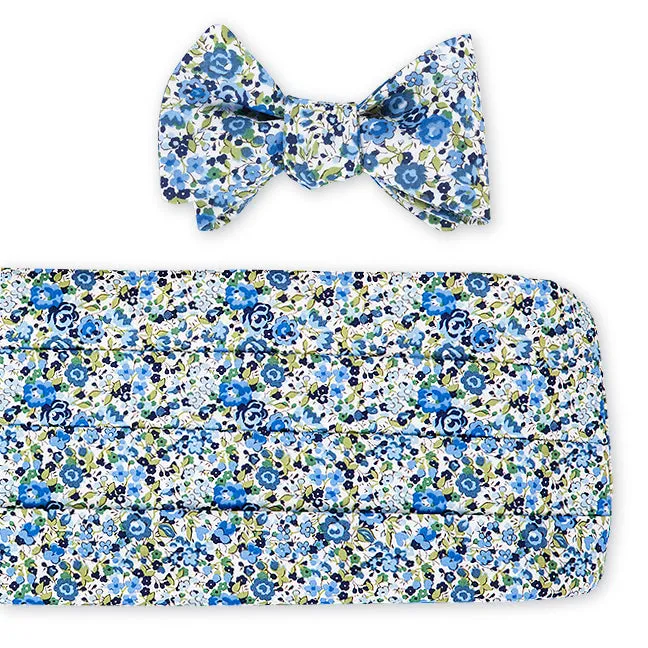 Blue Emma & Georgina Liberty London Cummerbund Set - CB4451