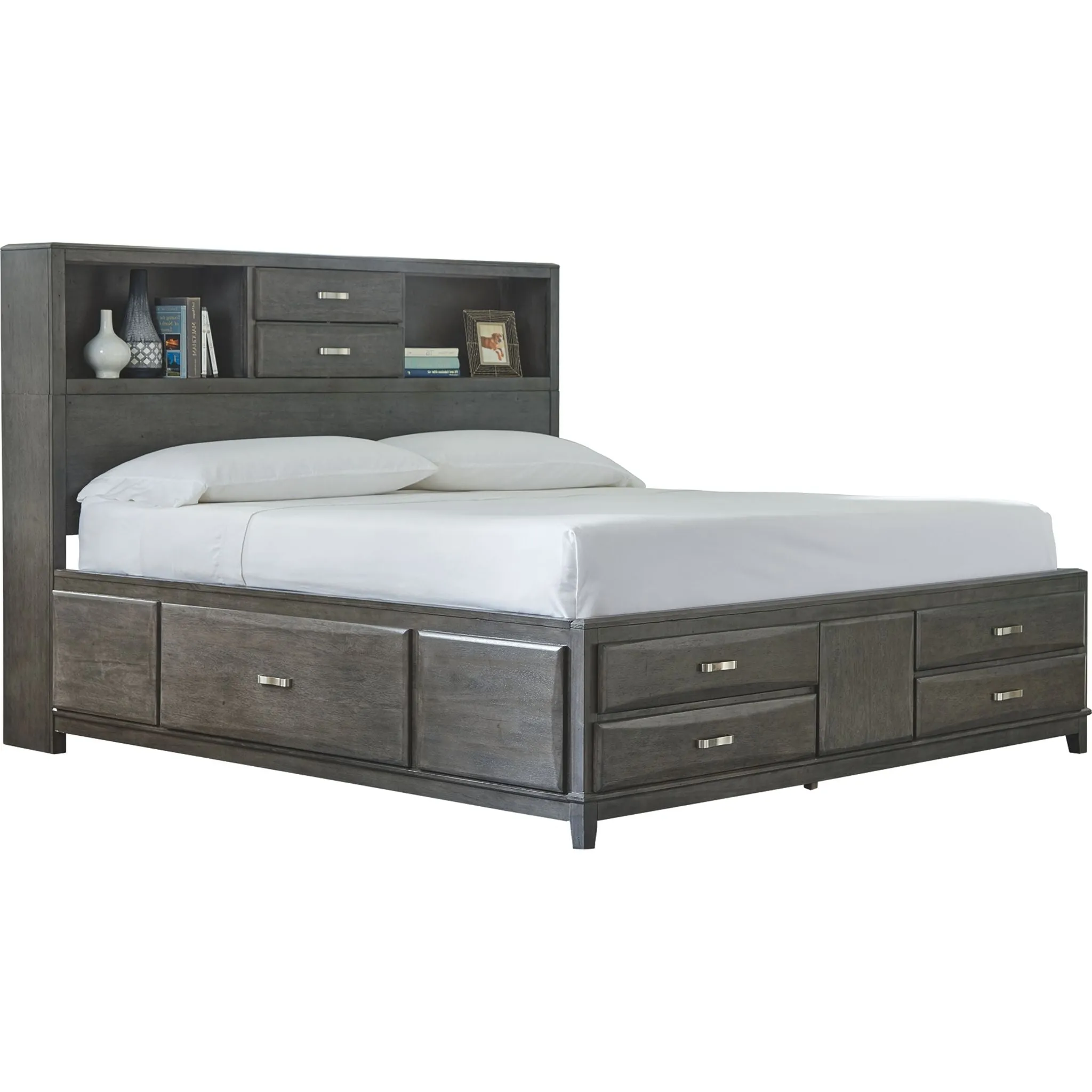 Caitbrook 5 Piece Storage Bedroom - Gray