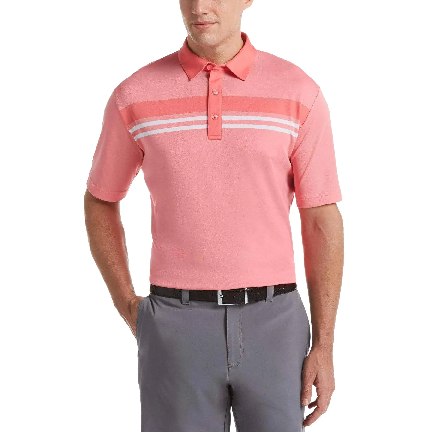 Callaway Birdseye Block Mens Golf Polo