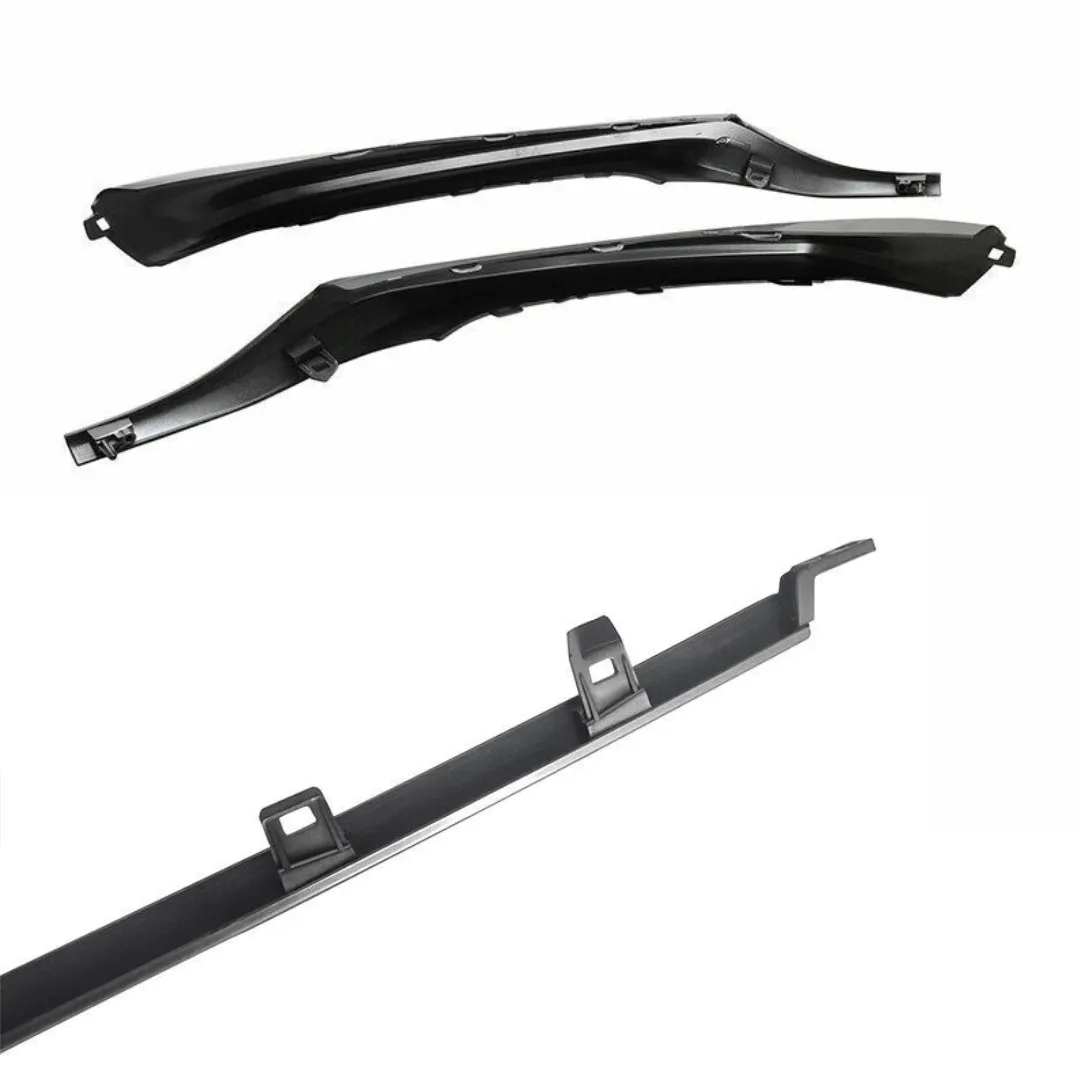 Carbon Fiber or Gloss Black Bottom Bumper Trims Compatible for 2021-2024 Toyota Camry XSE & SE