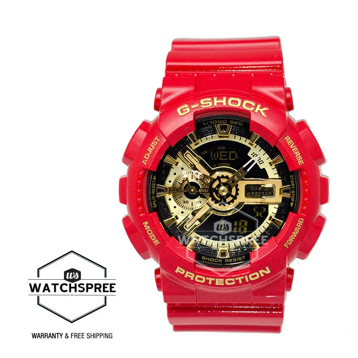 Casio G-Shock Limited Models Red Theme Series Watch GA110VLA-4A