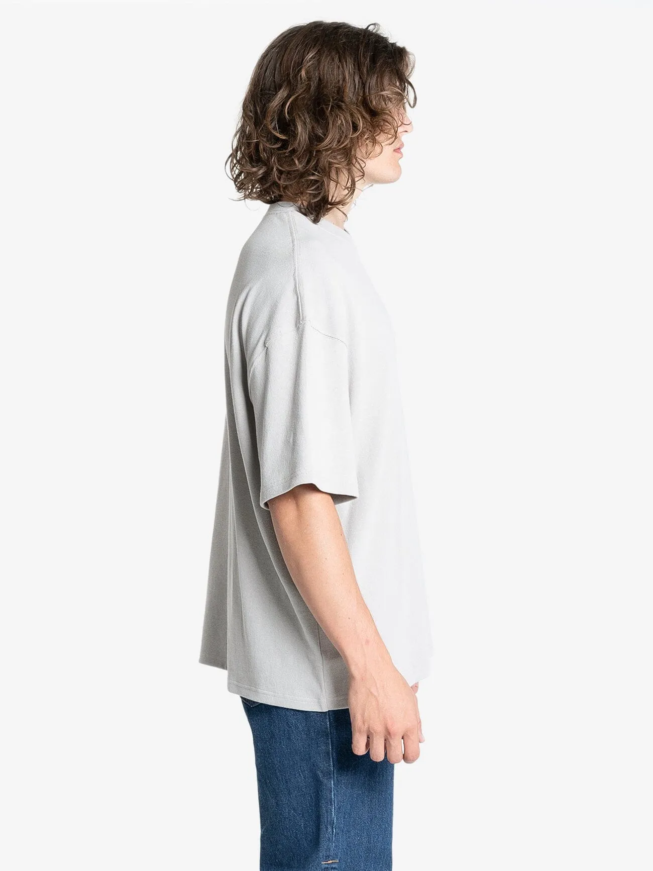 Cortex Box Fit Oversize Tee - Oyster Grey