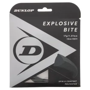 Explosive Bite Black 17G Tennis String