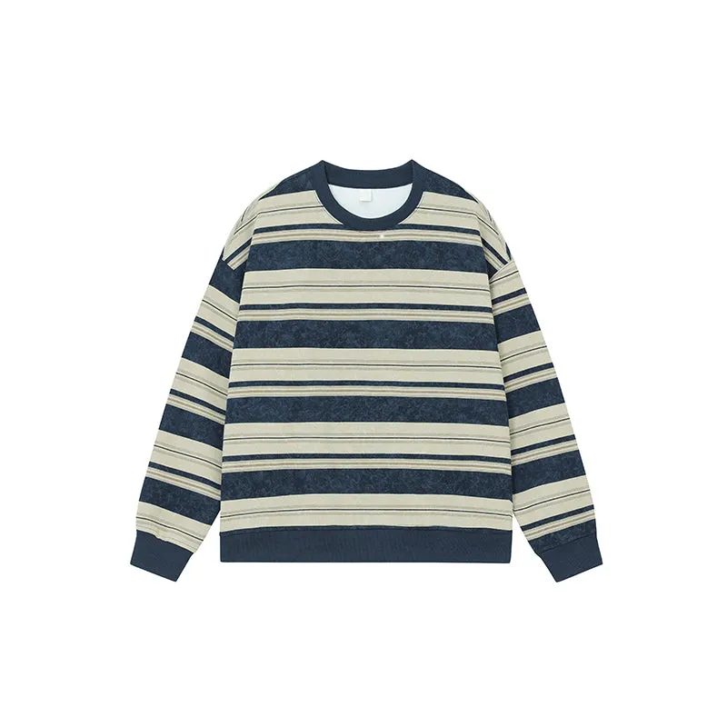 Faire Echo striped crewneck Sweatshirt