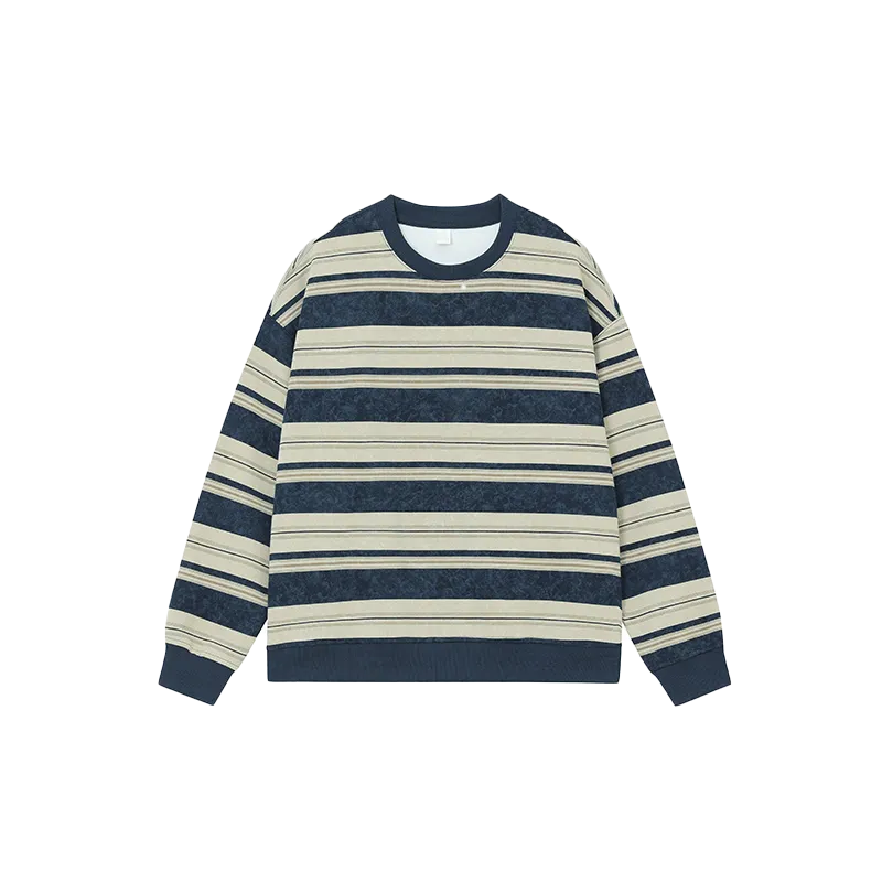 Faire Echo striped crewneck Sweatshirt