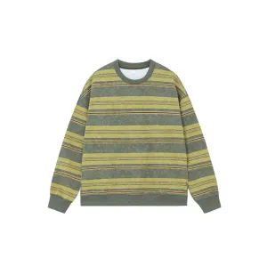 Faire Echo striped crewneck Sweatshirt