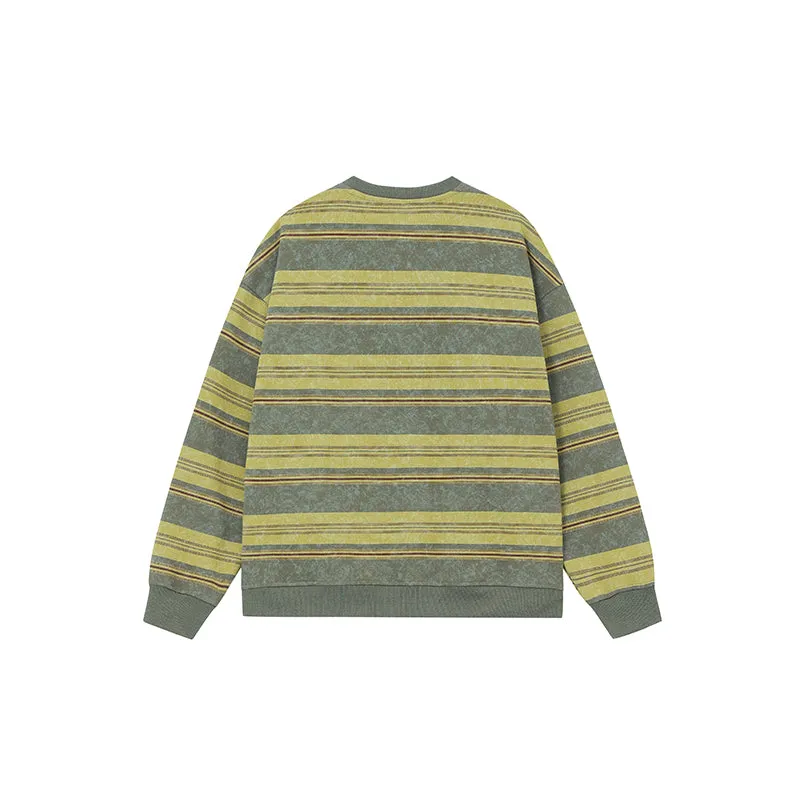 Faire Echo striped crewneck Sweatshirt