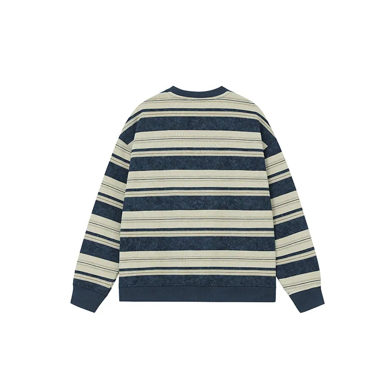 Faire Echo striped crewneck Sweatshirt