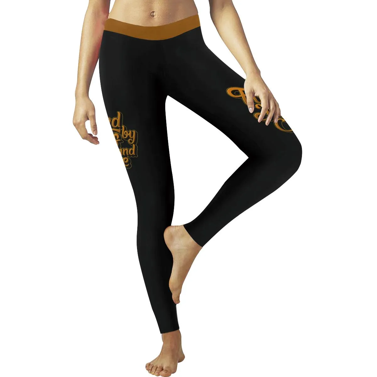 Fueled By Jesus & Coffee Soft Leggings For Women - Christian Leggings For Women