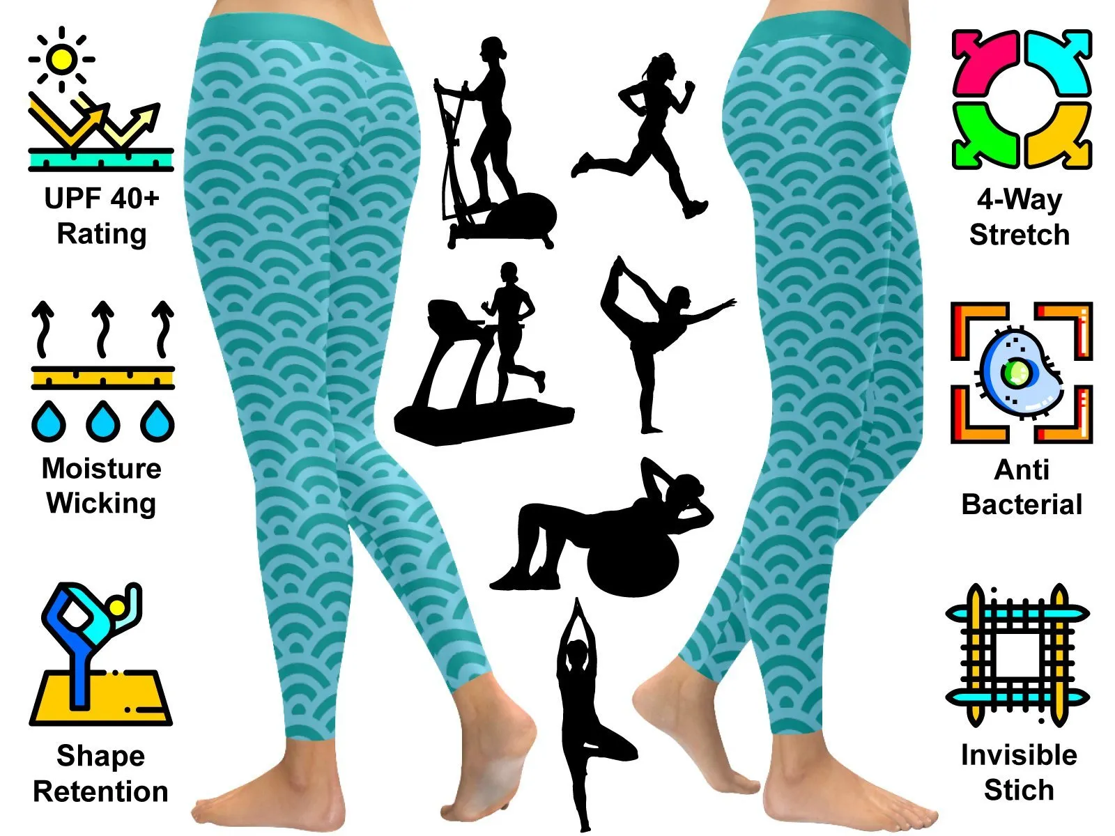 Fueled By Jesus & Coffee Soft Leggings For Women - Christian Leggings For Women