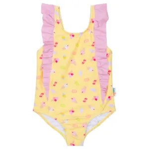 Girls Ruffle One-Piece Swimsuit | "Too Sweet" Sweetie