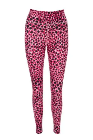 Glamour Puss Pink Animal Print Yoga Pants