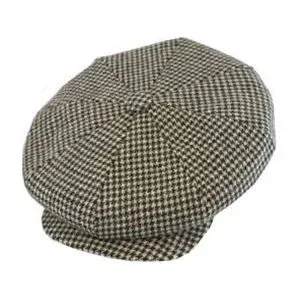 Houndstooth Big Apple Cap