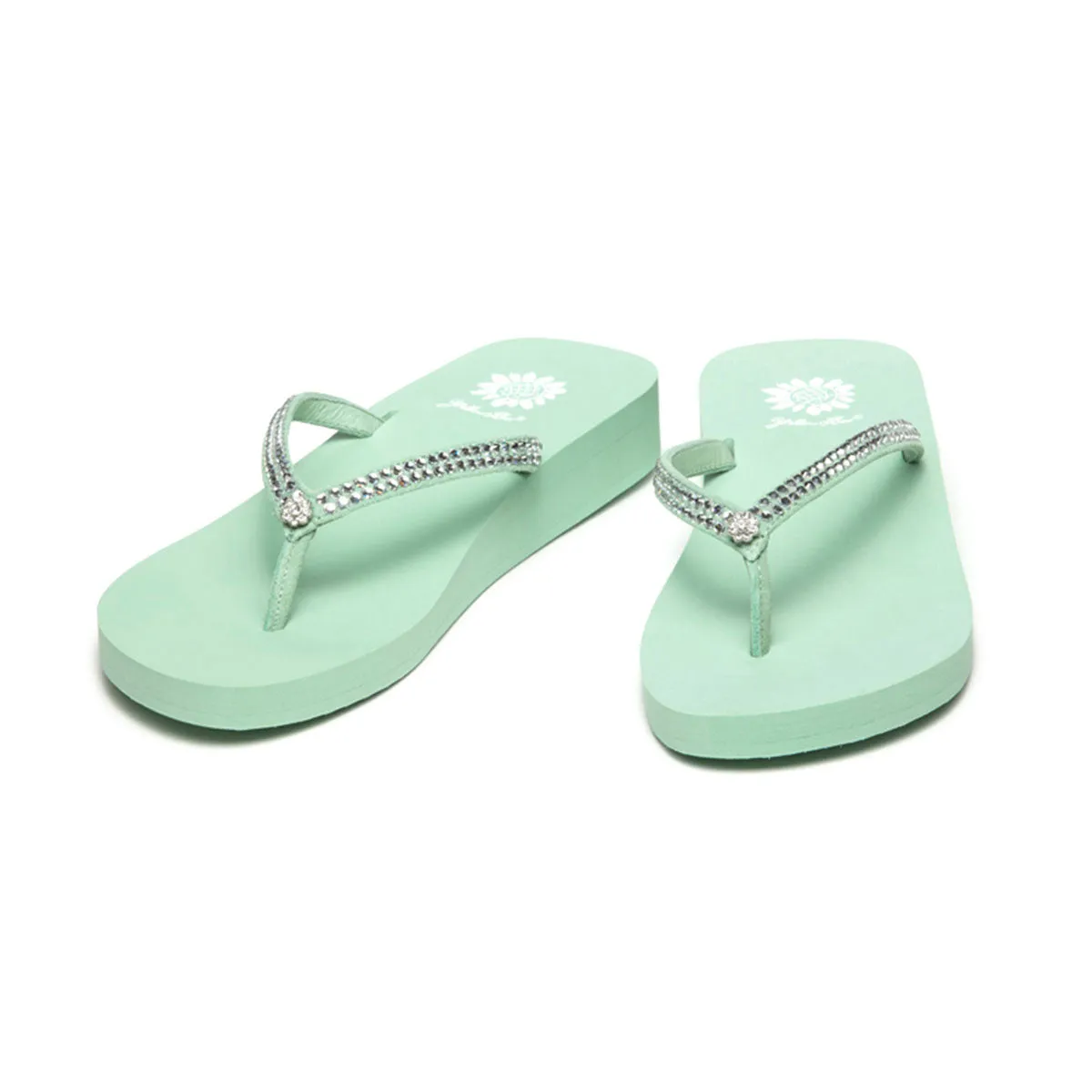 Jello Rhinestone Sandal