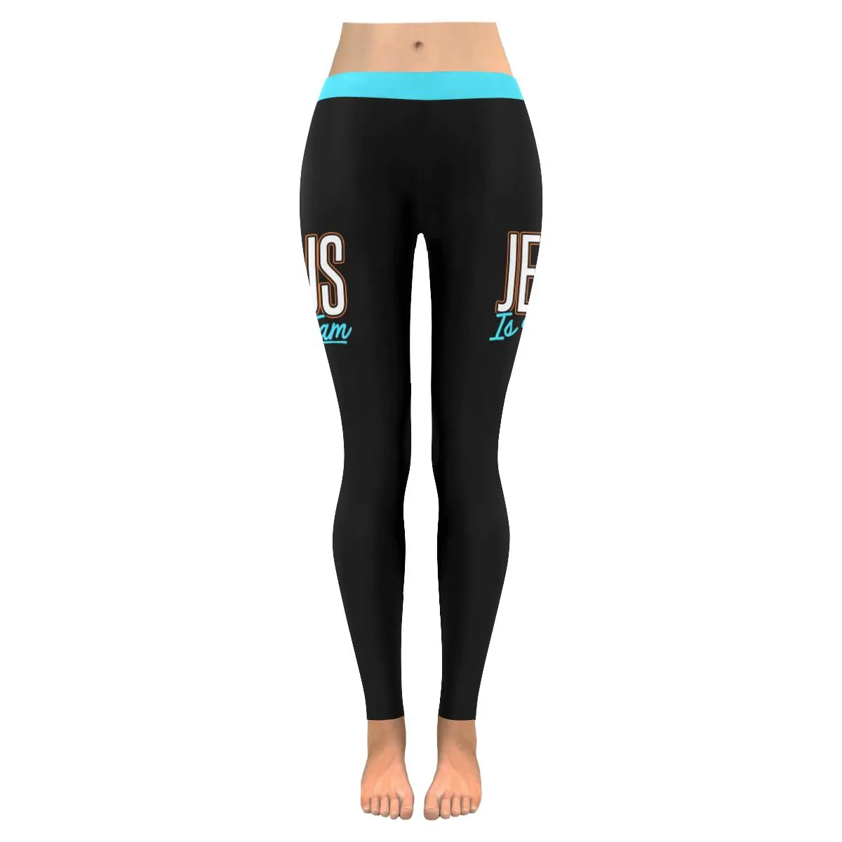 Jesus Is My Jam Soft Leggings For Women - Christian Leggings For Women