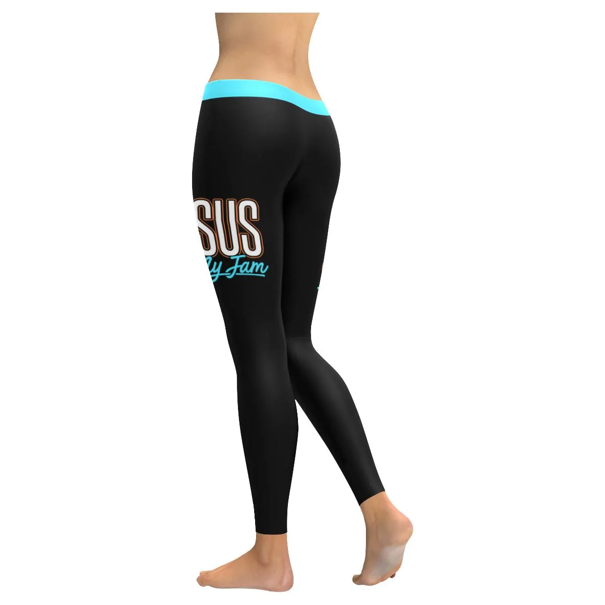 Jesus Is My Jam Soft Leggings For Women - Christian Leggings For Women