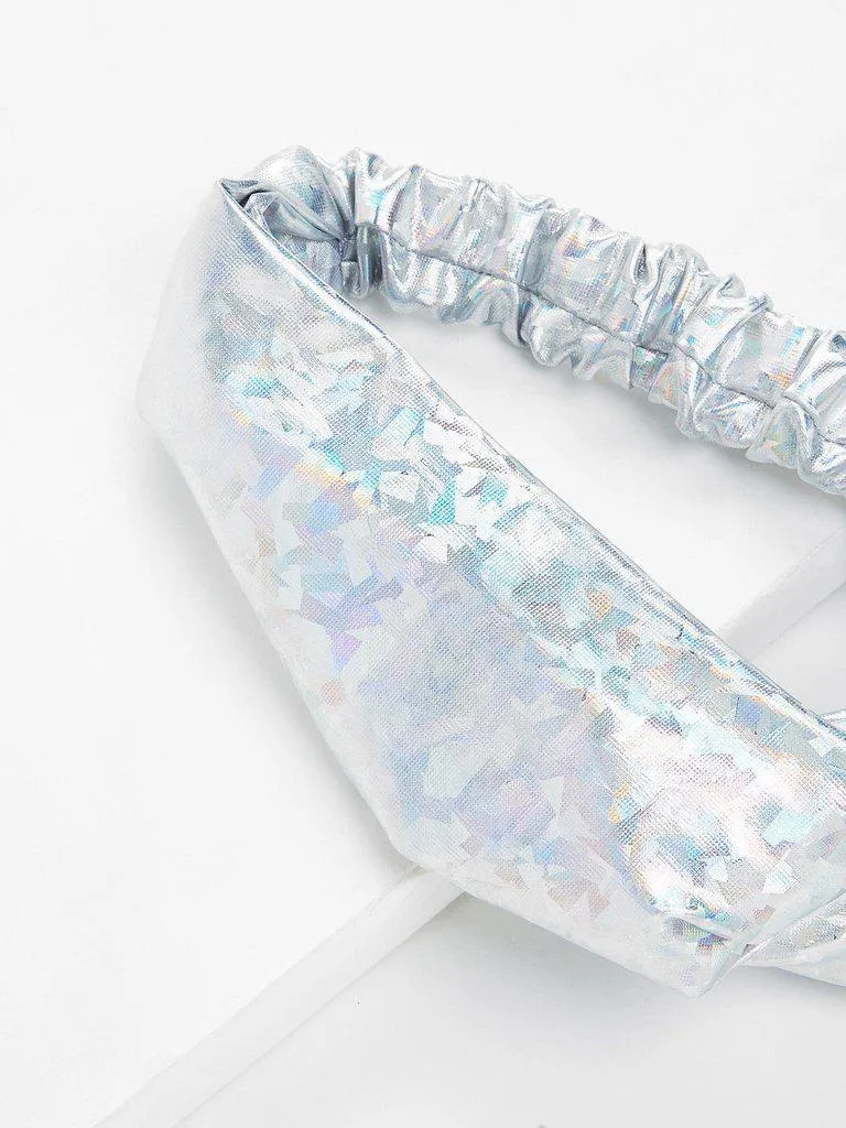 Knot Detail Iridescent Headband