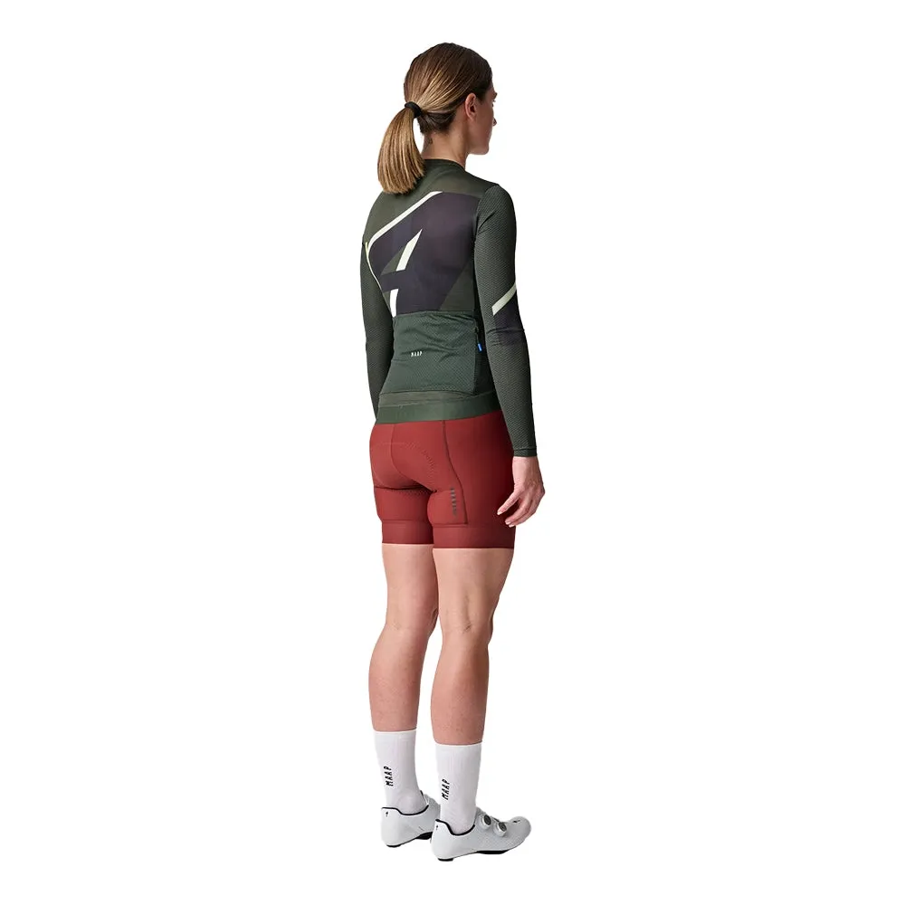 MAAP Evolve 3D Pro Air Women LS Jersey 2.0 AW2023 - Bronze Green