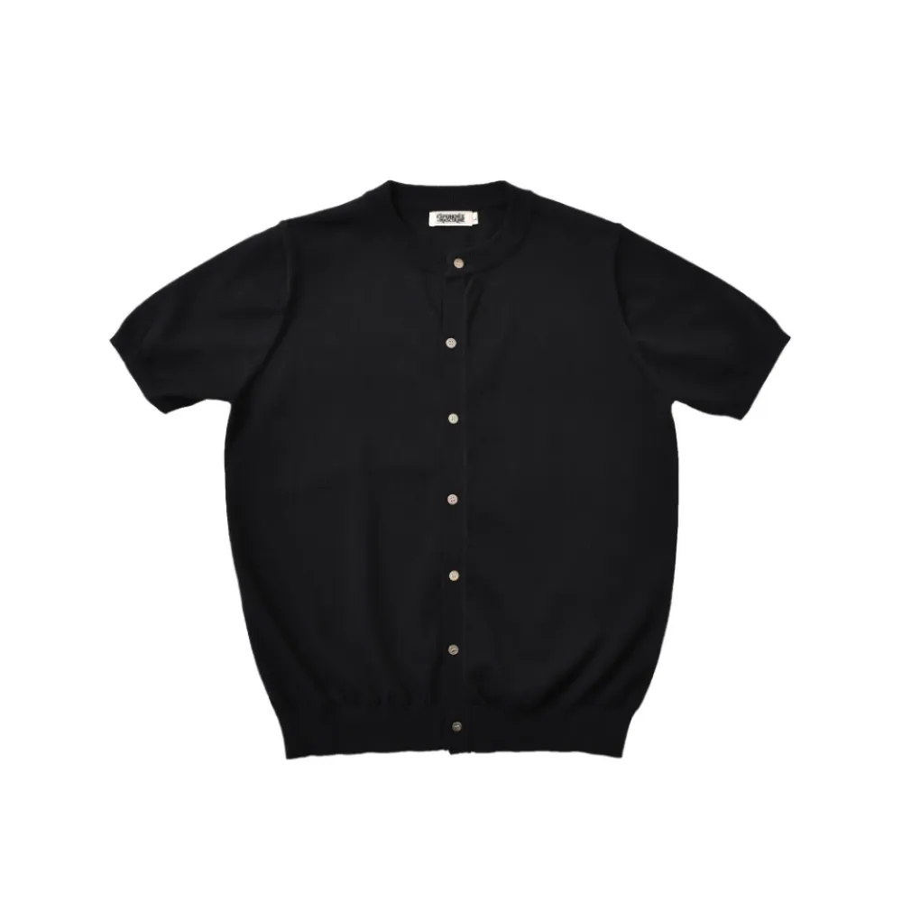 Men's Buttoned Short Sleeves T-shirt