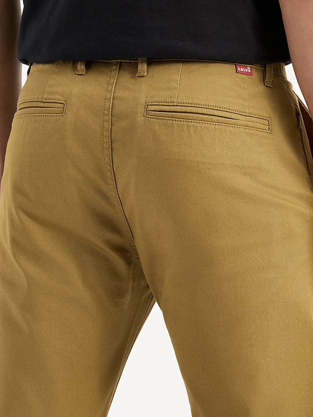 Men's Tan Regular Fit Chinos