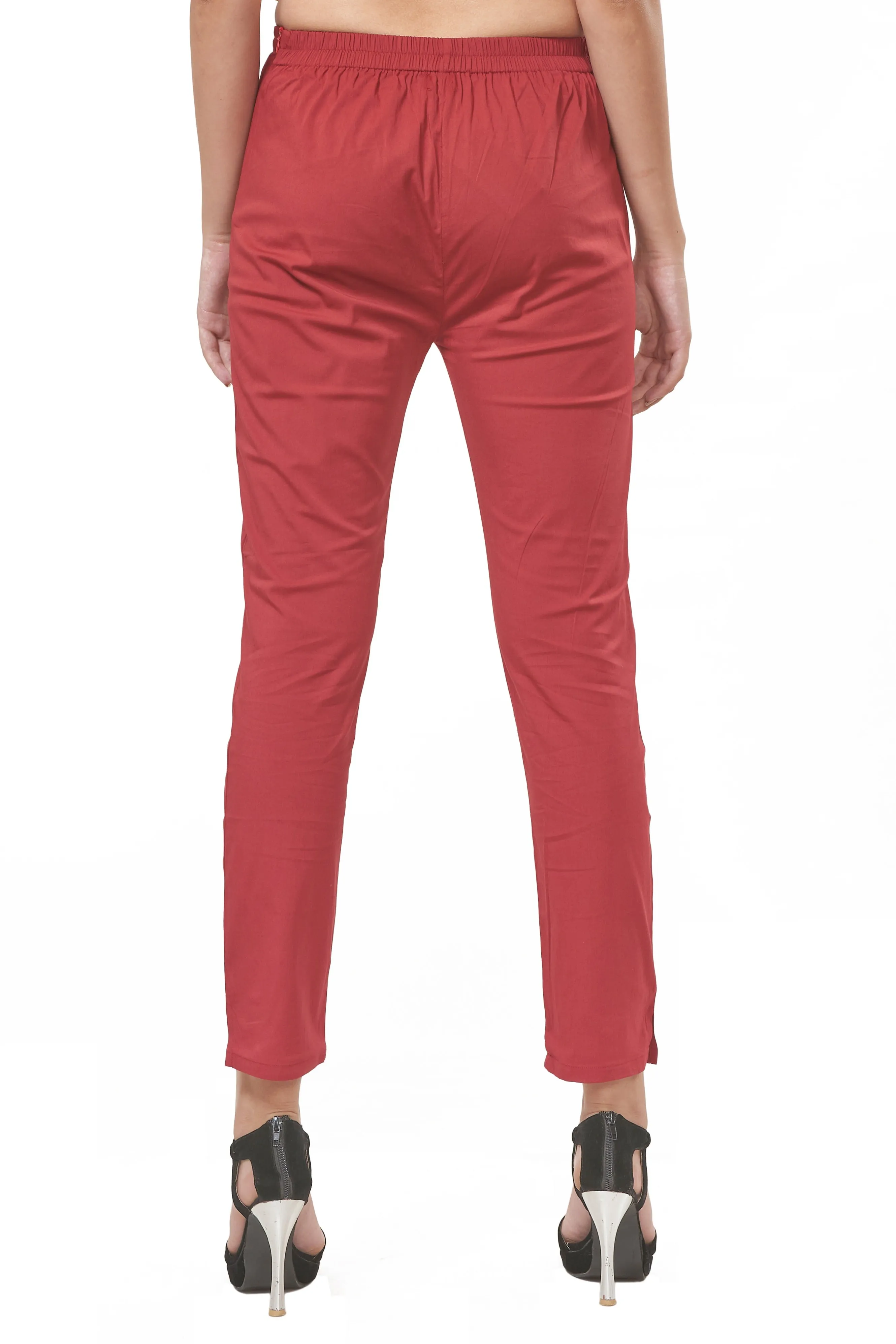 Pencil Pants (Maroon)