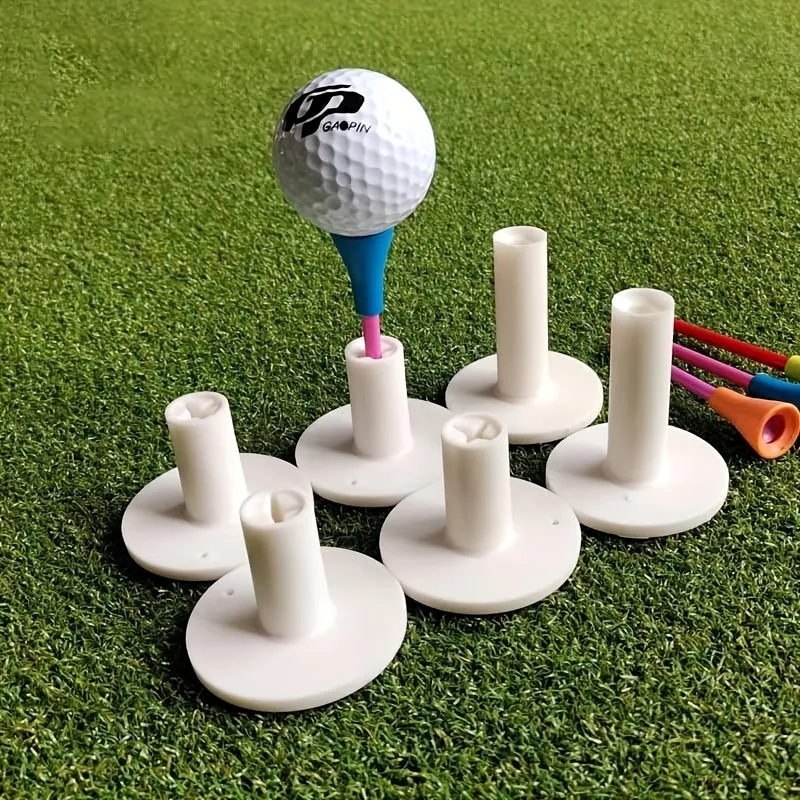 Portable Rubber Golf Tees for Stable Ball Placement