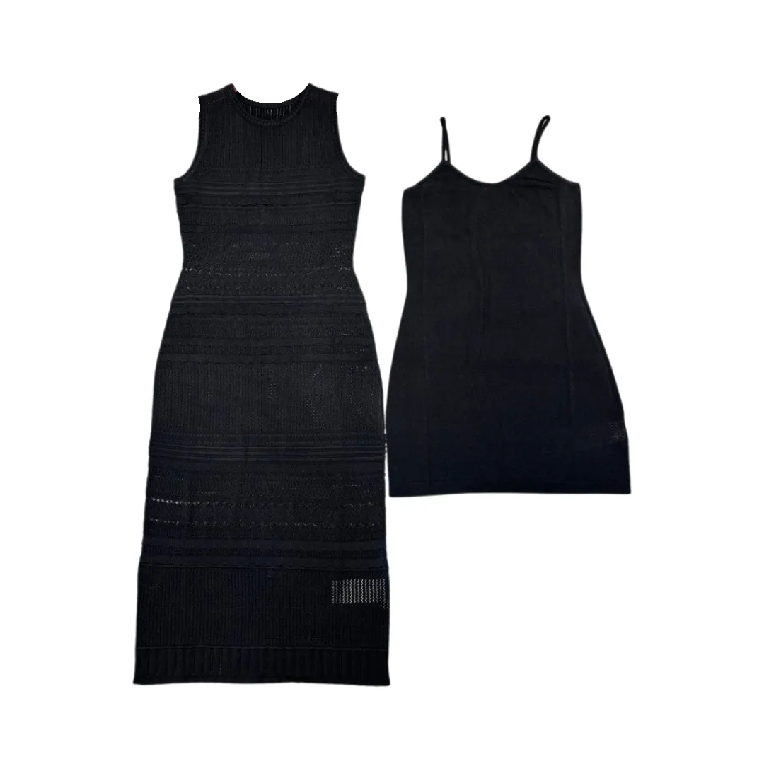 Pre Order:  Jacquard Weaving High Elasticity Knitted Two-Piece Dress Set