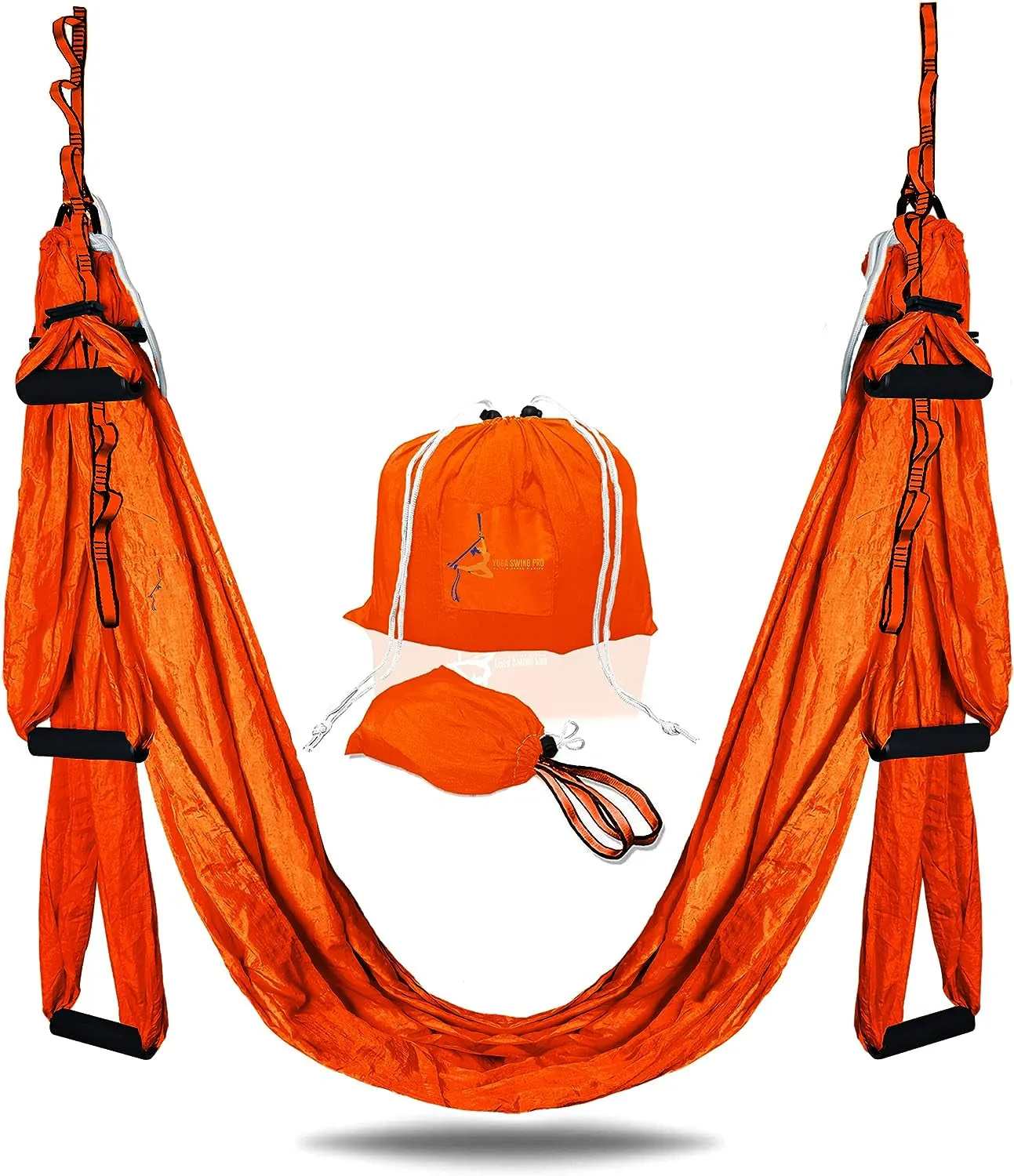 "Deluxe Aerial Hammock Yoga Swing Set - Ultimate Flying Sling for Indoor & Outdoor Inversion Therapy"