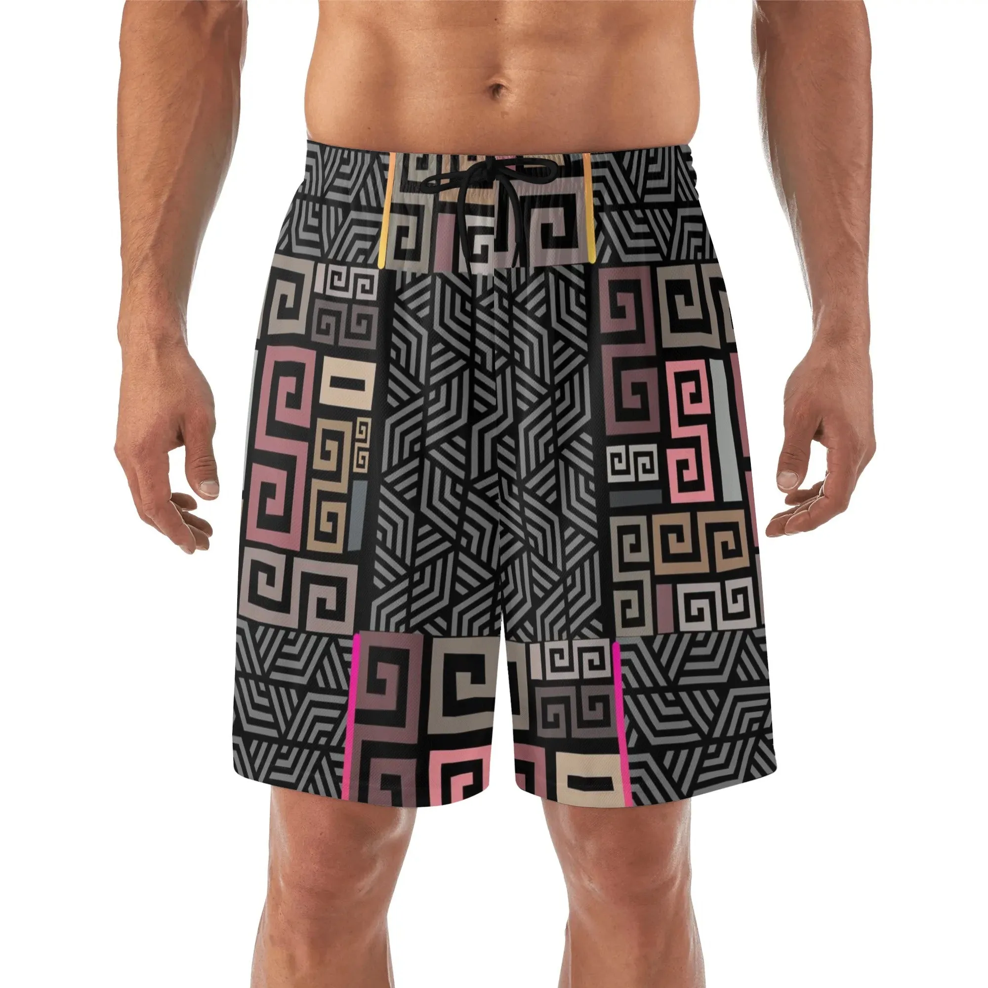 Squared Mens Lightweight Hawaiian Beach Shorts