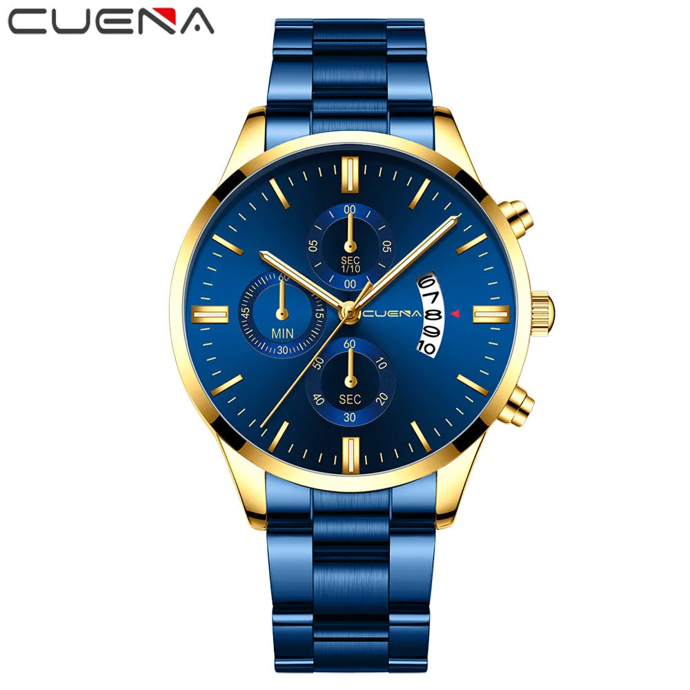 Steel Watch Authentic Fashion Casual Steel Watch Fashion Trend Korean Watch