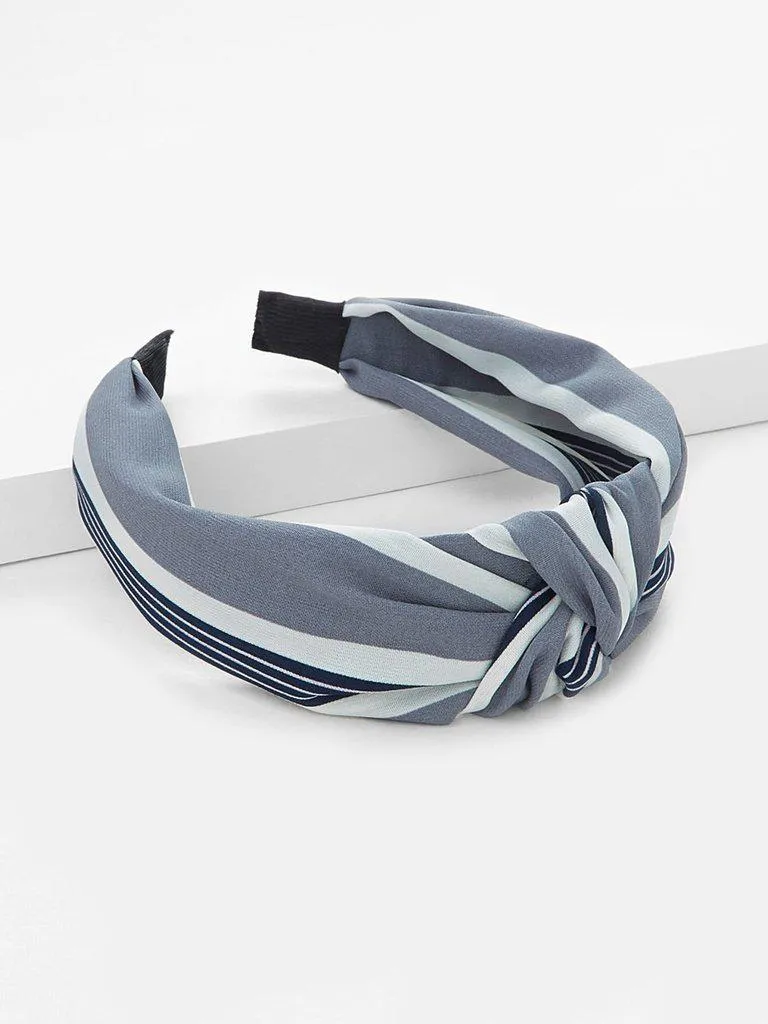 Striped Knot Headband