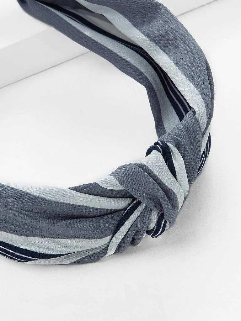 Striped Knot Headband