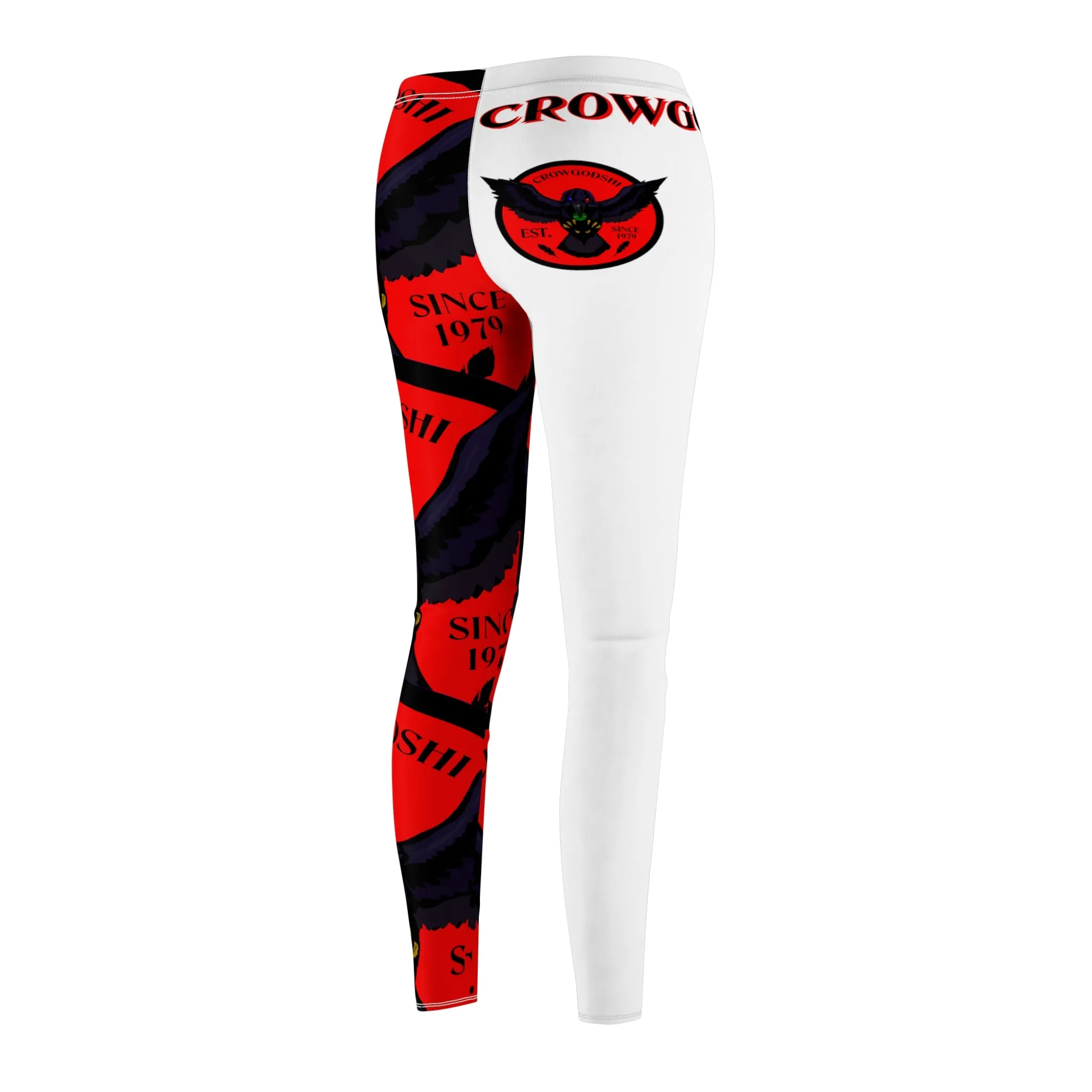 Women's Crowgodshi First Generation Limited Edition Leggings, RED LOGO