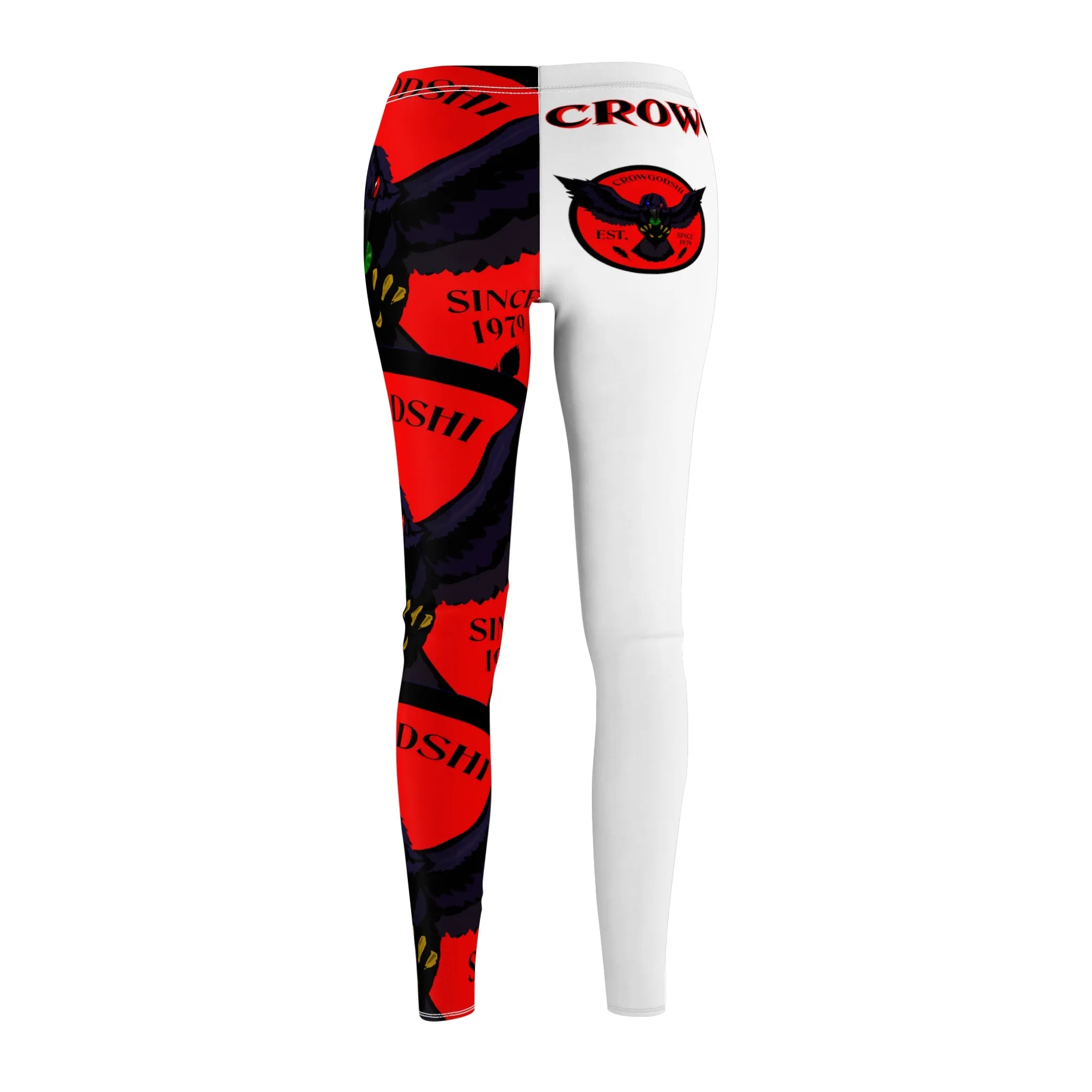 Women's Crowgodshi First Generation Limited Edition Leggings, RED LOGO