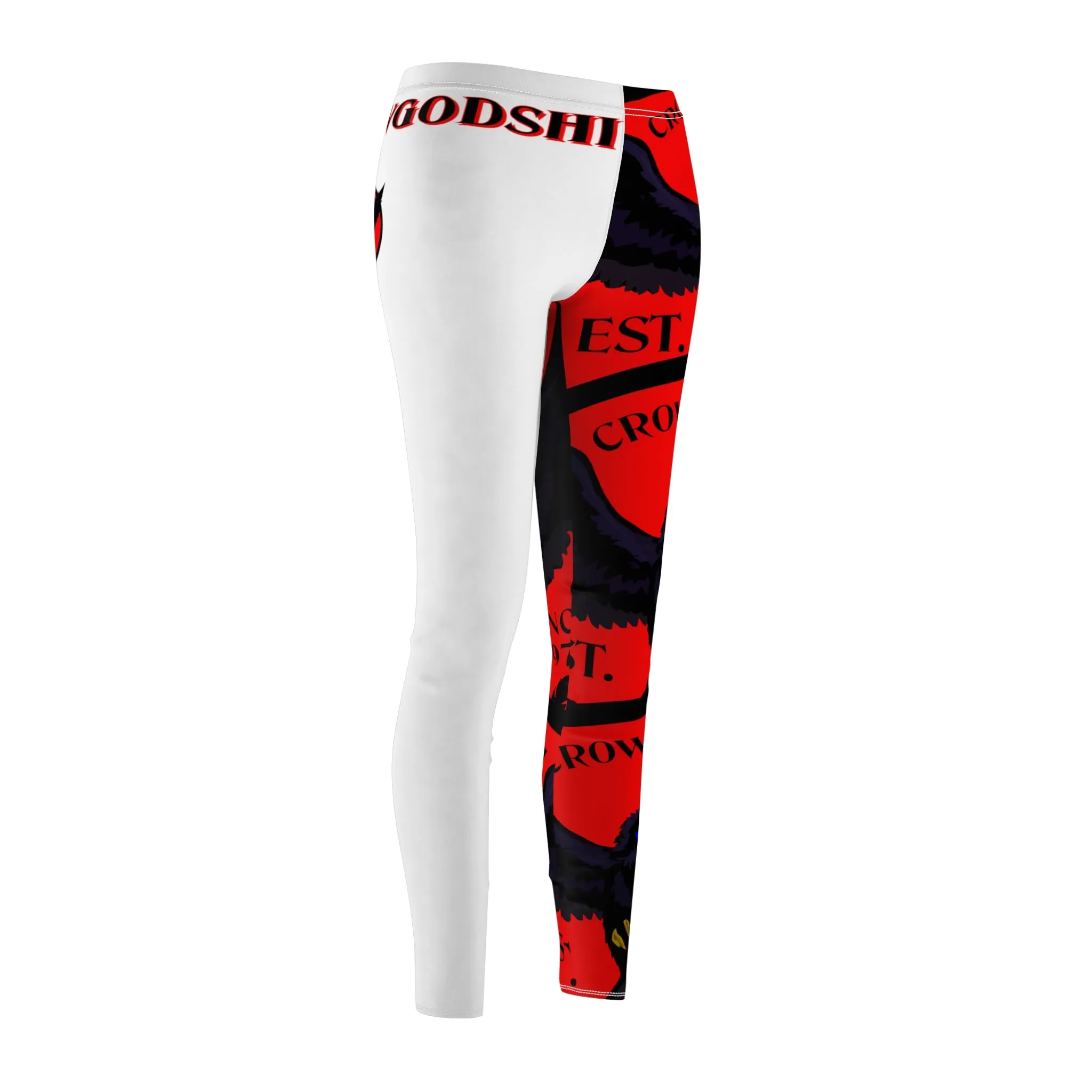 Women's Crowgodshi First Generation Limited Edition Leggings, RED LOGO