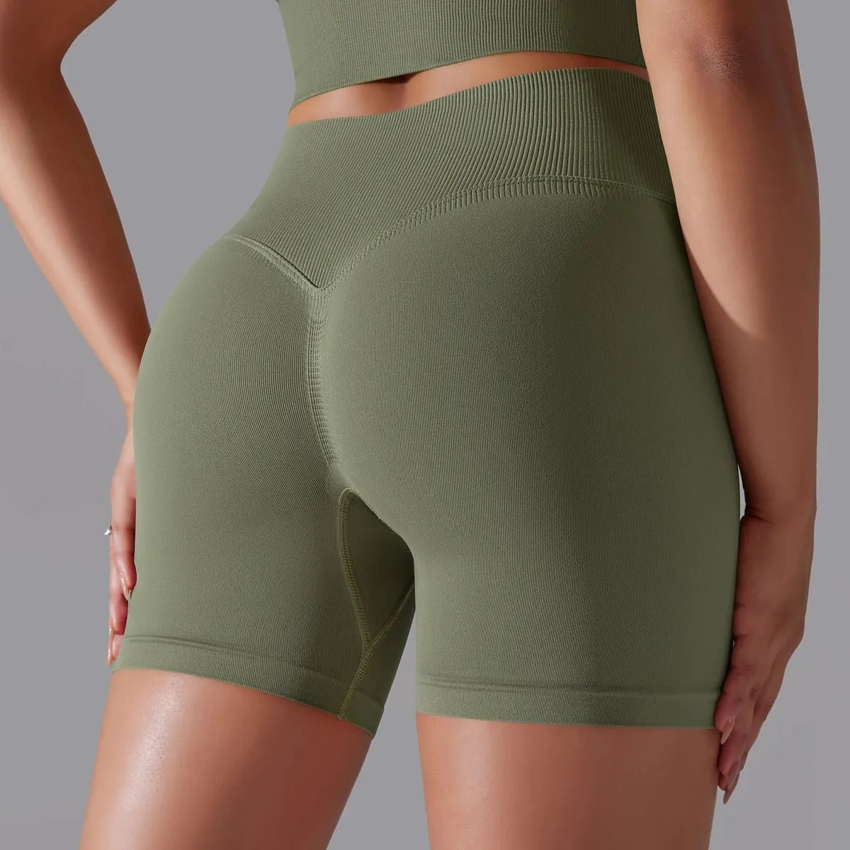 Yoga Shorts High Waist Workout Shorts Fitness Yoga Lift Butt Fitness Women Yoga Gym Running Short Pants Sportswear Workout Short