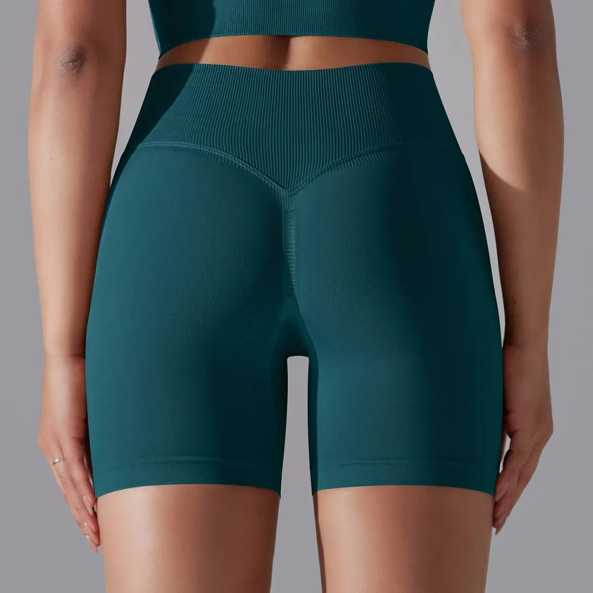 Yoga Shorts High Waist Workout Shorts Fitness Yoga Lift Butt Fitness Women Yoga Gym Running Short Pants Sportswear Workout Short