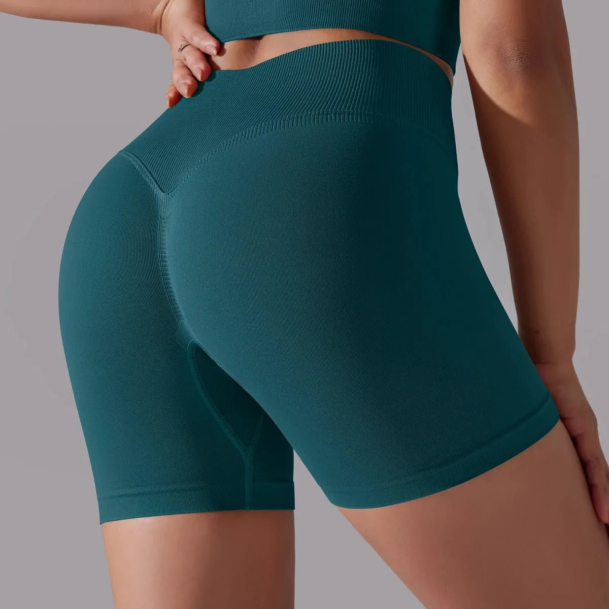 Yoga Shorts High Waist Workout Shorts Fitness Yoga Lift Butt Fitness Women Yoga Gym Running Short Pants Sportswear Workout Short