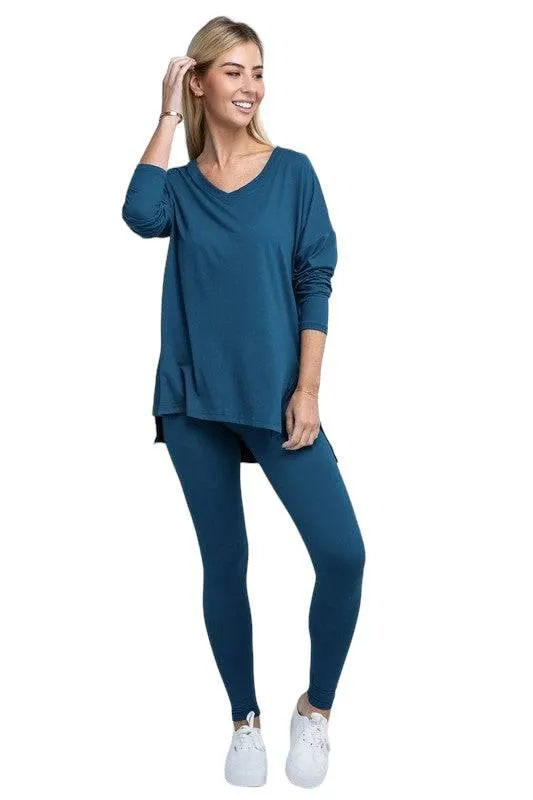 Zenana Long Sleeve Loungewear Set